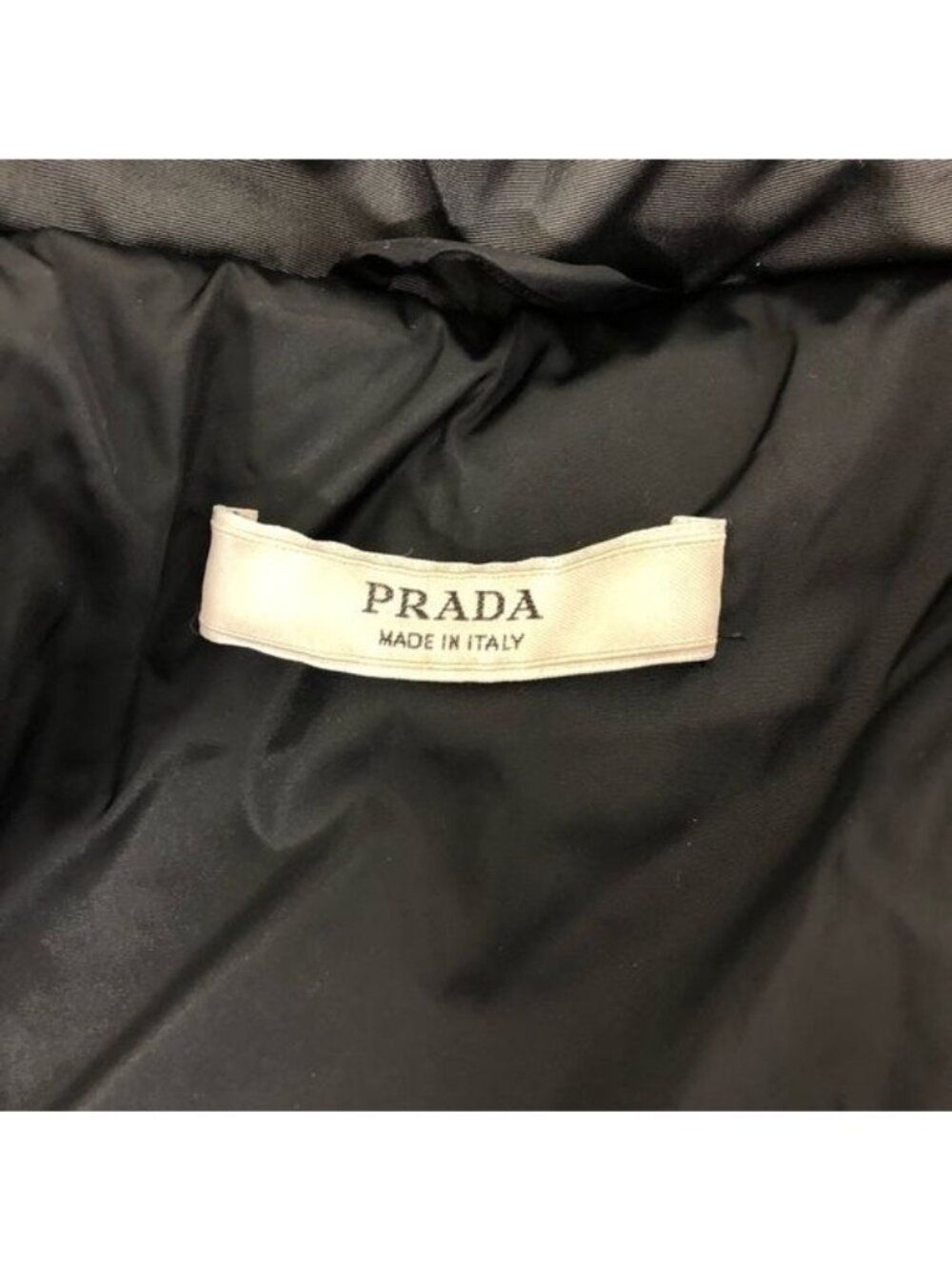 PRADA Down Puffer Belted Coat Raccoon Fur Hood Jacket - Picture 6 of 16